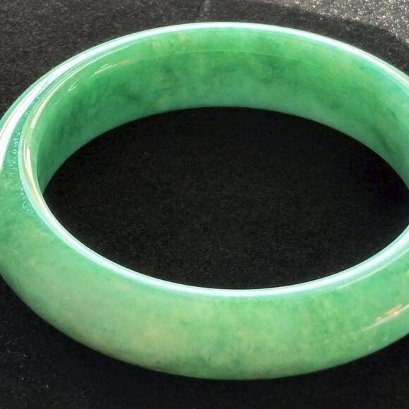 Onyx Natural Marble Jadeite Color Handmade Bracelet Stone Bracelets For Women - Picture 4 of 10